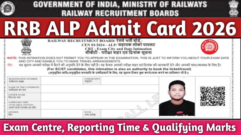 RRB ALP Admit Card 2026